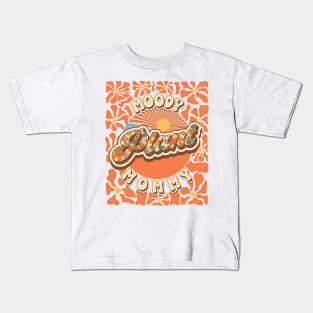 Mother day moody plant mommy lover groovy Kids T-Shirt